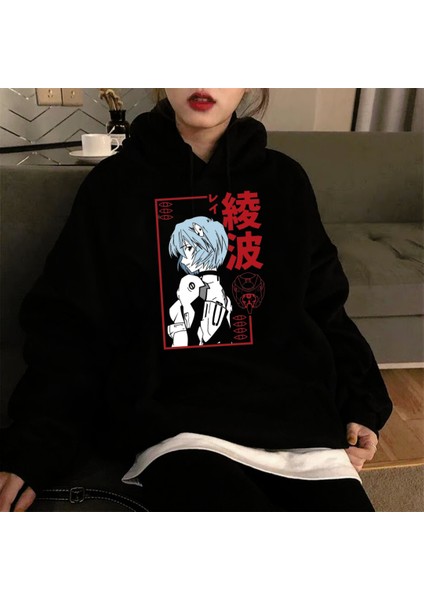 Anime Neon Genesis Evangelionoversize Hoodie fiyatları
