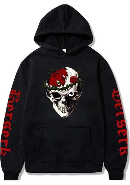 Anime Bersek Baskılı Oversize Hoodie fiyatları