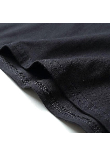 Harajuku Anime One Piece Strawhat Siyah Oversize T-Shirt modelleri