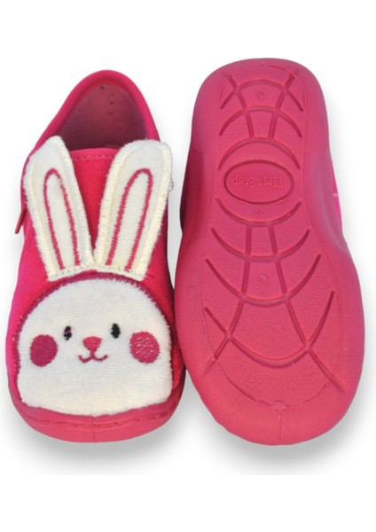 Tavşan Nakışlı Fuşya Kız Çocuk Fermuarlı PANDUF-F-742 modelleri