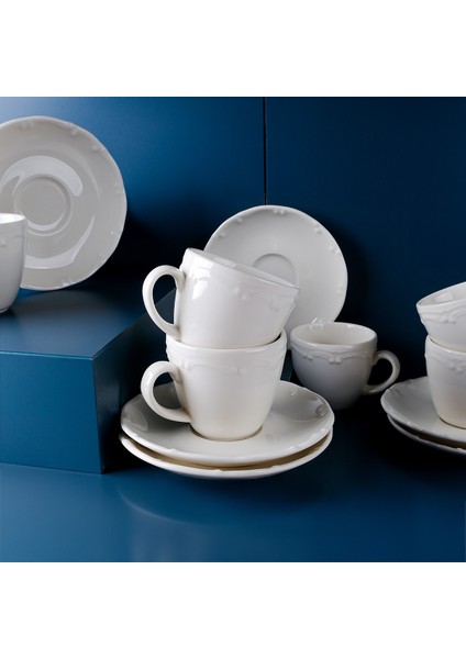 Tulu Liana 6 Kişilik Türk Kahve Fincan Takımı 90 ml