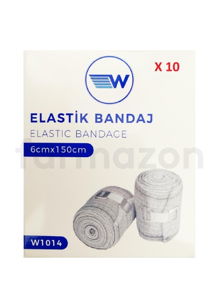 10 Adet Medpride 6 cm x 150 cm Elastik Bandaj