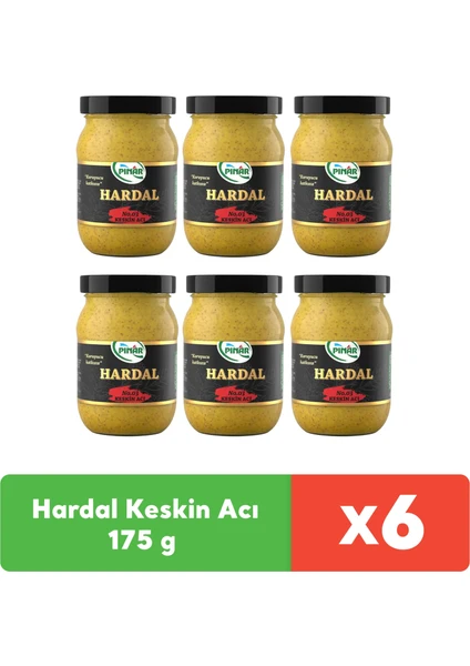 Hardal Keskin Acı 175 gr x 6 Adet