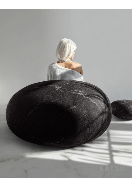 Black Marble-Siyah Mermer Yastık-Minder modelleri