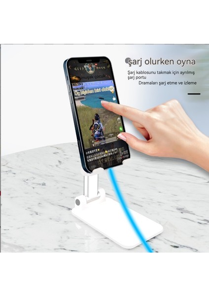 Masaüstü Cep Telefonu Tutucusu Katlanabilir Tembel Tablet Canlı Yayın Cep Telefonu Tutucusu (Yurt Dışından) fırsatları