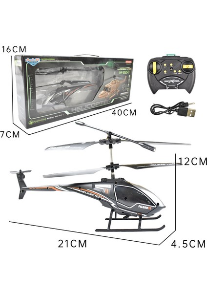 Uzaktan Kumandalı Uçak Şarjlı Uzaktan Kumandalı Helikopter Modeli Çocuk Oyuncak (Yurt Dışından)