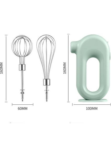 Ev Mini Taşınabilir Kablosuz El Yumurta Çırpıcı Makinesi (Yurt Dışından)