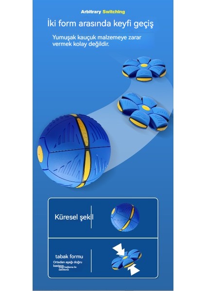 Çocuk Top Oyuncakları Kabarık Top Ayak Deformasyonu Adım Topu (Yurt Dışından)