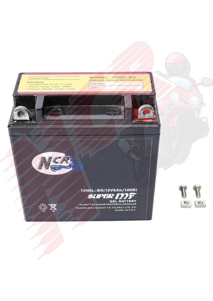 Motosiklet Aküsü 12N5L 12 Volt 5 Amper
