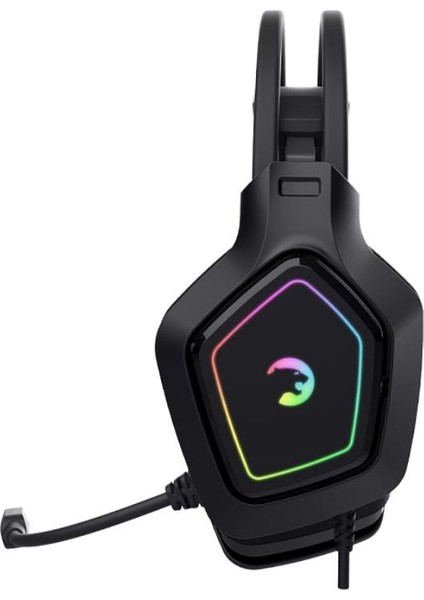 Mihawk Pro Siyah 7.1 Surround Hi-Fi Rgb Titreşimli Gaming Kulaklık (Memory Foam)