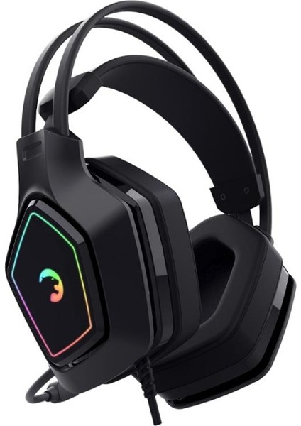 Mihawk Pro Siyah 7.1 Surround Hi-Fi Rgb Titreşimli Gaming Kulaklık (Memory Foam)