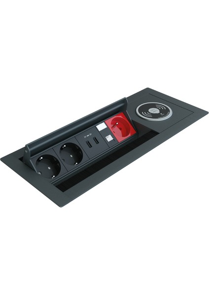 Revo-Line-W Kablosuz Şarjlı Dönmeli Priz Sistemleri