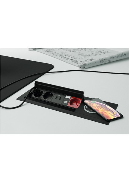 Revo-Line-W Kablosuz Şarjlı Dönmeli Priz Sistemleri fiyatları