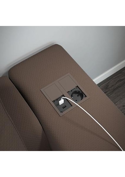 Hit İkili Fonksiyonel Gizli Priz Seti Mat Siyah fiyatları