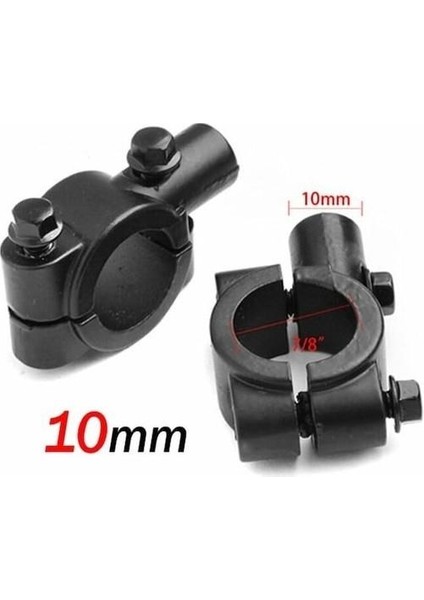 Motosiklet Atv Bisiklet Ayna Bağlantı Aparatı 1 Takım 10 mm modelleri