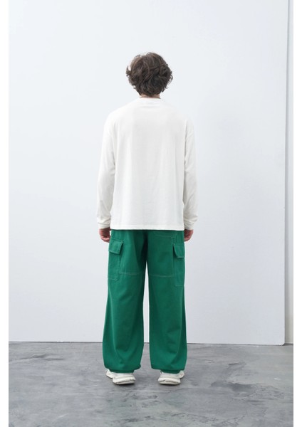 Nefti Oversize Gabardin Kargo Pantolon indirimleri