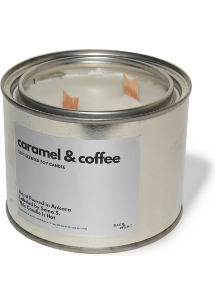 : Kokulu Soya Mum : 600 gr : Caramel & Coffee