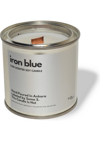 : Kokulu Soya Mum : 280 gr : Iron Blue