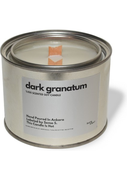 : Kokulu Soya Mum : 600 gr : Dark Granatum
