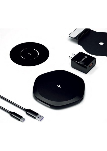 Masa Altından Çalışan Gizli Kablosuz Wifi Şarj Cihazı