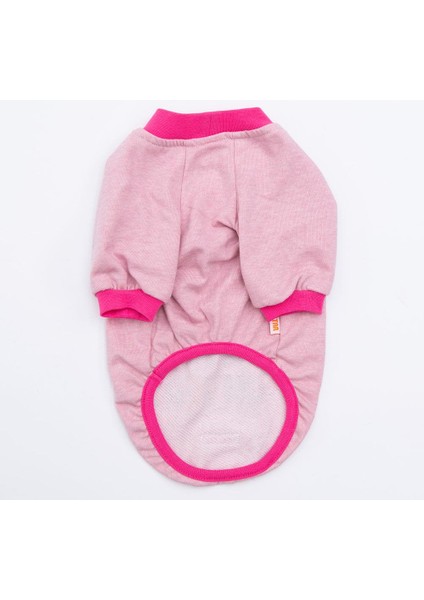 Pembe Bone Hunter Orta-Büyük Irk Köpek Fermuarlı Sweatshirt modelleri