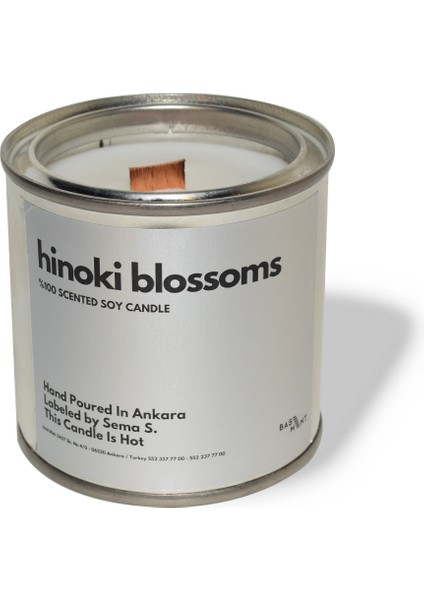 : Kokulu Soya Mum : 280 gr : Hinoki Blossoms