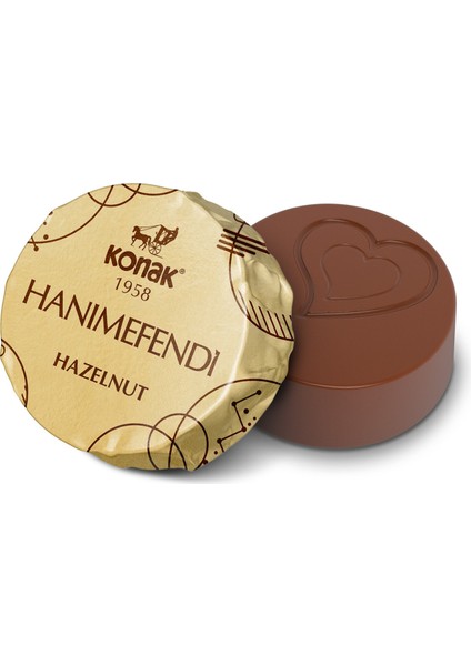 Hanımefendi Fındık Parçacıklı & Dolgulu Sütlü Çikolata 300 gr