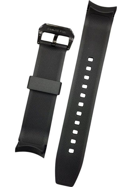 Edifice EFR-516PB Siyah Silikon Saat Kordonu