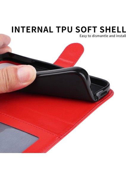 iPhone 13 Mini ile Uyumlu Sunflower Kabartmalı Pu Deri Cüzdan Kılıf Kart Yuvaları ve Kickstand ile Çevirmeli Koruyucu Telefon Kapağı (Yurt Dışından)
