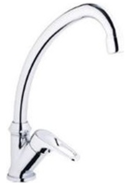 Mermerden Tekli Eviye Mix Lavabo Bataryası