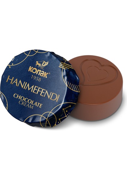 Hanımefendi Krema Dolgulu Sütlü Çikolata 300 gr