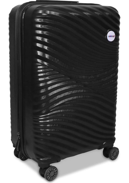 Moods Up Siyah Orta Boy 24" Valiz