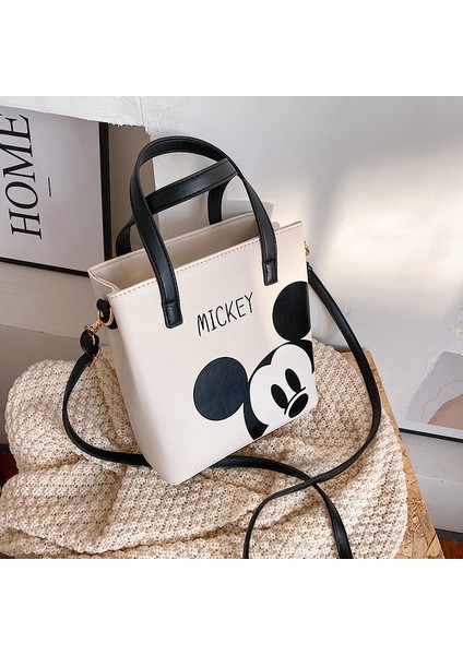 Yeni Trendy ve Moda Kore Karikatür Tote Çanta Çok Yönlü Kişiselleştirilmiş Omuz Crossbody Çanta (Yurt Dışından)