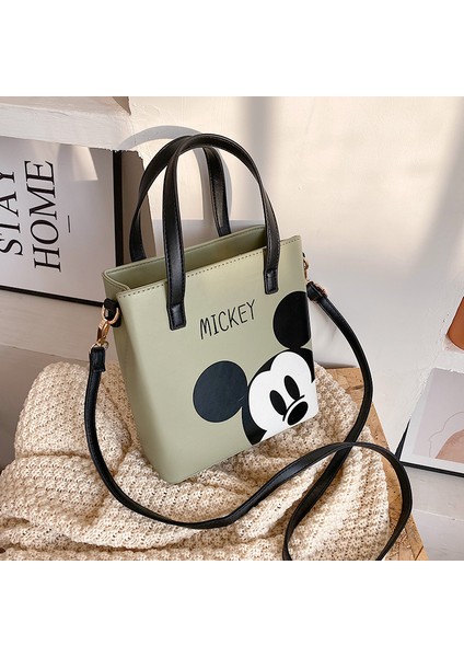 Yeni Trendy ve Moda Kore Karikatür Tote Çanta Çok Yönlü Kişiselleştirilmiş Omuz Crossbody Çanta (Yurt Dışından)