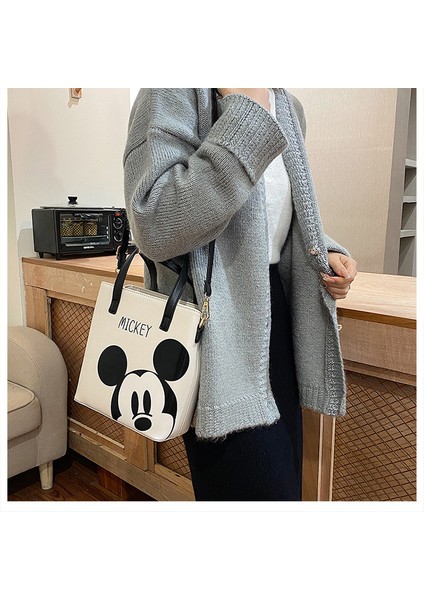 Yeni Trendy ve Moda Kore Karikatür Tote Çanta Çok Yönlü Kişiselleştirilmiş Omuz Crossbody Çanta (Yurt Dışından)
