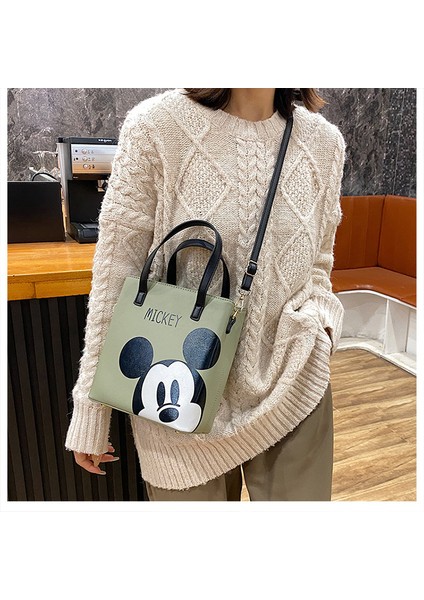 Yeni Trendy ve Moda Kore Karikatür Tote Çanta Çok Yönlü Kişiselleştirilmiş Omuz Crossbody Çanta (Yurt Dışından)