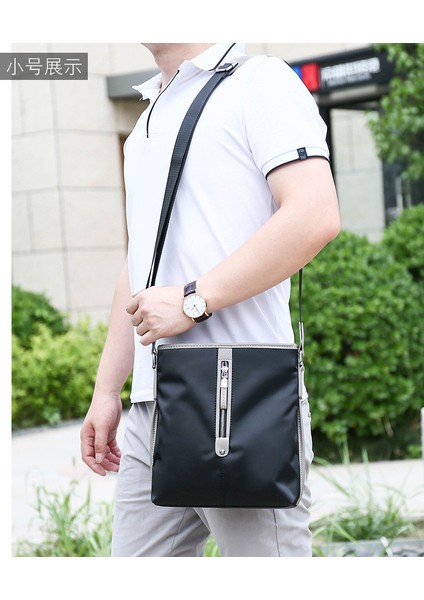 Erkek Crossbody Çanta Yeni Klasik Erkek Rahat Çanta Oxford Kumaş Omuz Çantası Crossbody Küçük Sırt Çantası (Yurt Dışından) fırsatları