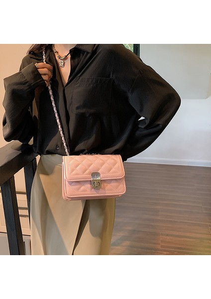 Kadınlar Için Elmas Zincir Çanta Niş Tasarım Üst Düzey Omuz Çapraz Askılı Çanta (Yurt Dışından) modelleri