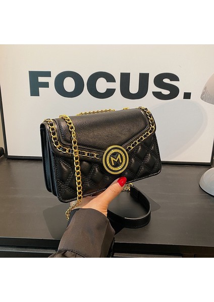 Elmas Nakış Küçük Çanta Kadın Çantası Sonbahar ve Kış Popüler Crossbody Çanta Moda Süper Sıcak Küçük Kare Çanta (Yurt Dışından)
