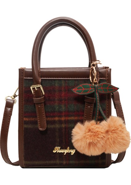 Kadınlar Için Sonbahar ve Kış Niş Moda Yünlü Çantalar, Yeni Çok Yönlü Çapraz Çantalar, Modaya Uygun Çantalar, Kova Çantalar (Yurt Dışından)