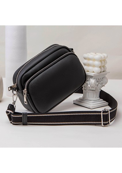 Trendy Çanta Kadın Çantası Büyük Kapasiteli Crossbody Çanta Kadın Omuz Küçük Kare Çanta (Yurt Dışından)