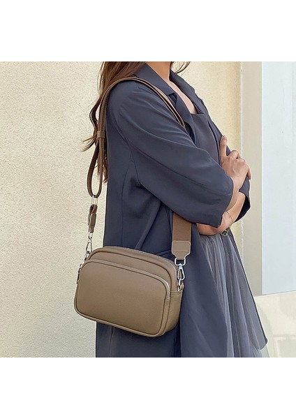Trendy Çanta Kadın Çantası Büyük Kapasiteli Crossbody Çanta Kadın Omuz Küçük Kare Çanta (Yurt Dışından) fırsatları