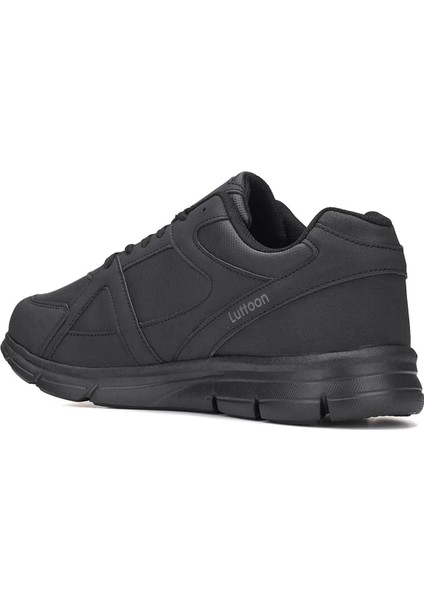 Unisex Büyük Numara 36-48 Siyah Extra Hafif Comfort Spor Ayakkabı