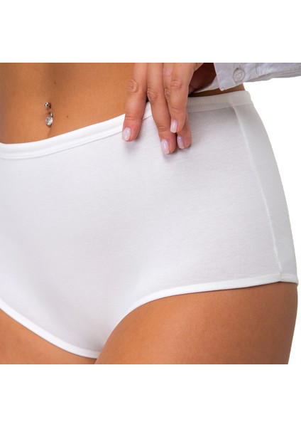 Pamuklu Battal Büyük Beden Kadın Slip Külot Bato 5 Li Set Paket Likralı Yüksek Bel Geniş Kenarlı fiyatları