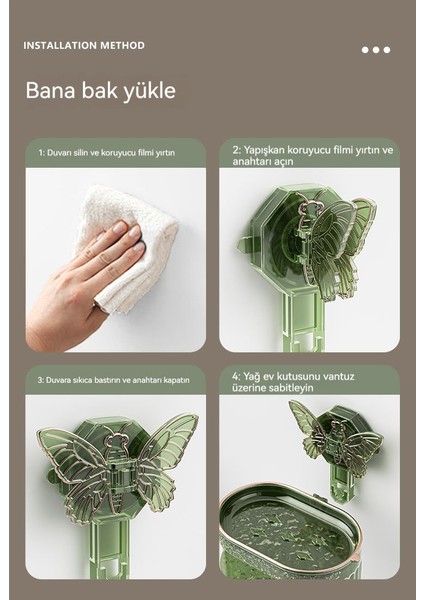 Yüksek Görünümlü Saklama Kutusu, Hafif Lüks Sabun Kutusu, Su Birikmesi Yok, Deliksiz Sabunluk, Banyo Duvarına Monte Raf, Bir Çift (Yurt Dışından) fiyatları