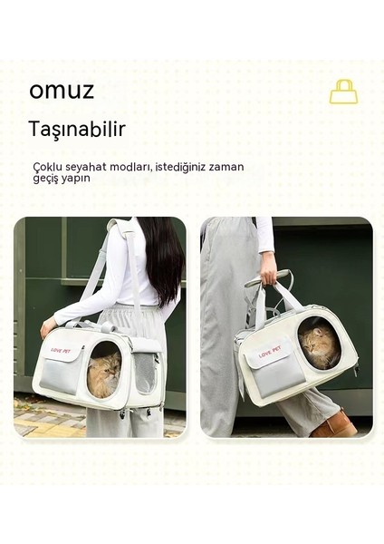 Kedi Çantası, Taşınabilir ve Nefes Alabilen Kedi Sırt Çantası, Uzay Kapsülü Kedi Kafesi, Taşınabilir Kedi Çantası, Büyük Kapasiteli Evcil Kedi Çantası (Yurt Dışından) modelleri