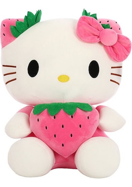 Hediye Nest Hello Kitty Peluş Oyuncak 35CM Pembe/mor/kırmızı (Yurt Dışından)