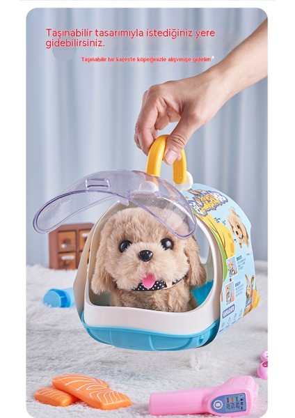 Elektrikli Köpek Yavrusu Yürür ve Havlar.bebek Oyuncağı 0-3 Yaş Arası Bebek Eğitici Oyuncak (Yurt Dışından)