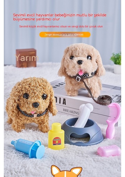 Elektrikli Köpek Yavrusu Yürür ve Havlar.bebek Oyuncağı 0-3 Yaş Arası Bebek Eğitici Oyuncak (Yurt Dışından) fırsatları