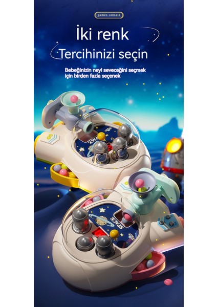 Çocuk Tilt Oyun Makinesi Oyuncak Eğitici Mancınık Uzay Gemisi Ebeveyn-Çocuk Interaktif Masa 3 Ila 6 Yaş Arası Bebekler Için (Yurt Dışından)